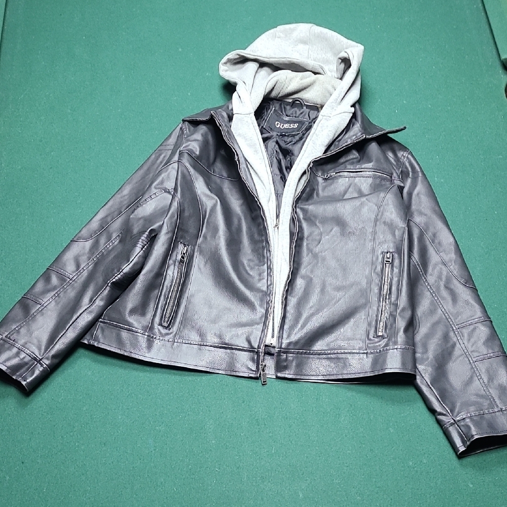 Guess Black and Gray Lightweight Jacket. Used/worn, but in great condition.
